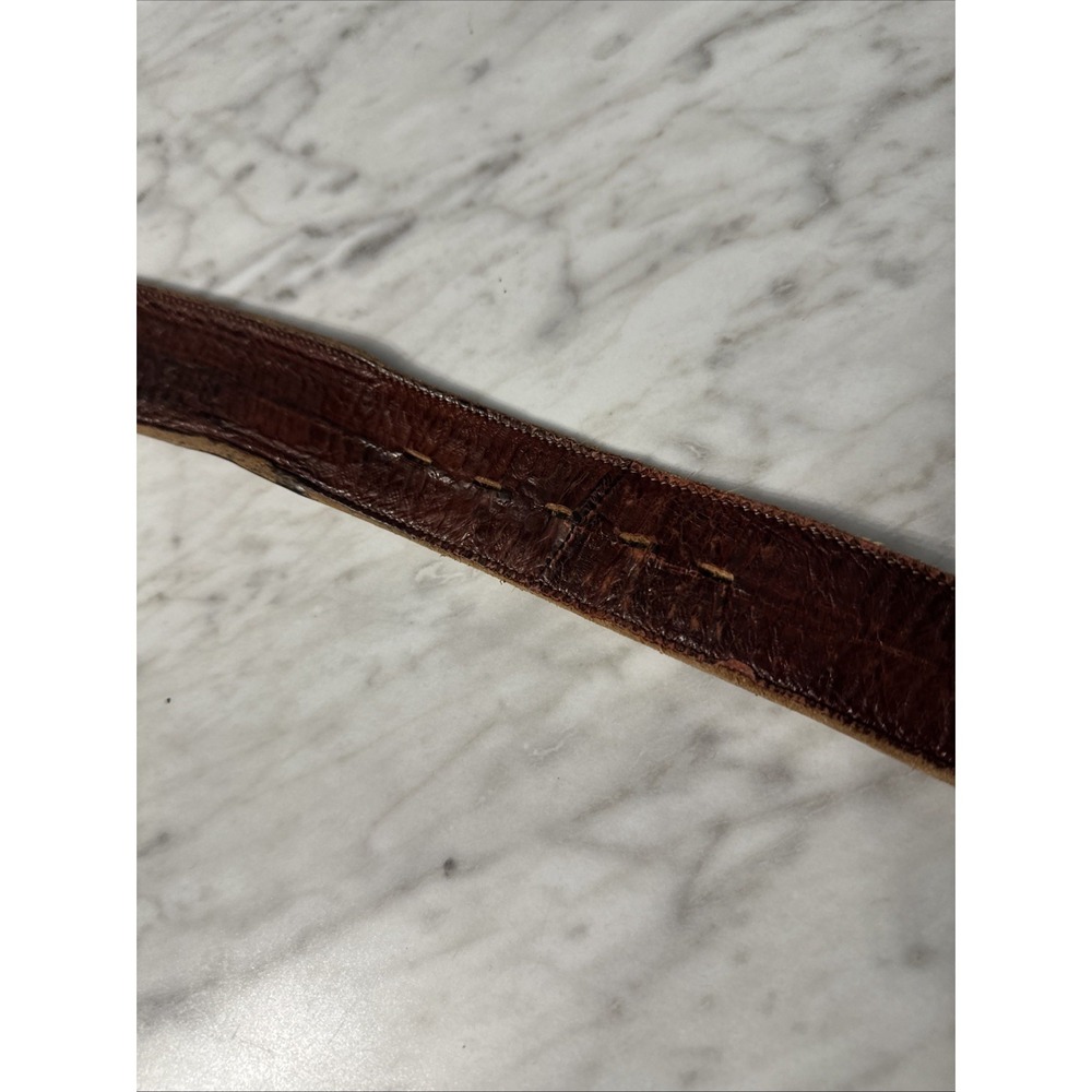 Tony Lama size 38 Genuine eel‎ leather belt - Picture 7 of 16